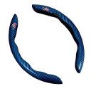 Copertura del volante antiscivolo in fibra di carbonio Copertura protettiva per interni auto Decorazione auto Stile moderno Accessori per volante 3