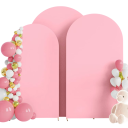 Copertura elastica bifacciale per arco nuziale 120x50 cm drappeggio in spandex per decorazione supporto per palloncini matrimoni e feste 8