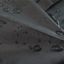 Copertura impermeabile 68×68×120 cm per sedie da giardino impilabili Tessuto in poliestere resistente contro UV, pioggia e polvere Elegante copertura protettiva nera 4