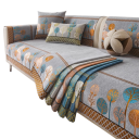 Copertura in chenille per divano antiscivolo jacquard 70 x 210 cm motivo alberi lavabile copertura protettiva per divano in soggiorno 1