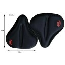 Copertura in silicone per sella di bicicletta con imbottitura in gel 28 × 26 cm copertura ergonomica per una guida più confortevole 2