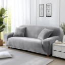 Copertura in velluto per divano 2 posti 145–185 cm Copertura elastica forte per divano Copertura colorata per divano angolare 3