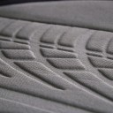 Copertura per sedile anteriore 1 pz Design pneumatico con farfalla Copertura protettiva per sedile auto Poliestere Stile elegante Facile manutenzione 4