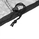 Copertura protettiva impermeabile per tavolo da ping pong 165 x 70 x 185 cm Nera Copertura resistente al vento, alla polvere e alla pioggia Rivestimento in poliestere 2