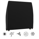 Copertura protettiva impermeabile per tavolo da ping pong 165 x 70 x 185 cm Nera Copertura resistente al vento, alla polvere e alla pioggia 6