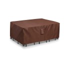 Copertura protettiva per mobili da giardino 190 x 125 x 80 cm copertura impermeabile contro polvere vento pioggia neve copertura esterna 7