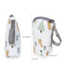 Copertura termica isolante per bottiglia per bambini 22 x 8 cm Copertura da viaggio con motivo forestale Borsa termica per passeggino Senza accessori 3