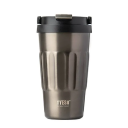 Copo térmico 500ml em aço inoxidável 304 com vedação a vácuo e orifício para beber Bebida copo de viagem para café chá bebidas frias 2