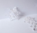 Copos de nieve decorativos 10 uds. 6