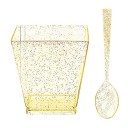 Coppette di plastica per dessert 50 pz 1