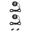 Coppia di Lacci Automatici 110 cm Design Moderno Senza Nodi Fermaglio Girevole Corda Spessa Per Sneakers Calzature Sportive 4