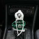 Copridisco e felpa con cappuccio con pelliccia, stampa di un fantasma e scritta "Boo!", cotone, poliestere 3