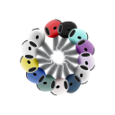 Copriprotezione in silicone per AirPods di 4ª generazione Cuscinetti Antiscivolo 1 paio per cuffie Accessori per Apple AirPods 2024 4