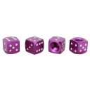 Coprivalvole a forma di dado Coprivalvole decorativi per pneumatici Lega di alluminio Bordi arrotondati Dimensioni 1,2 x 1,2 cm Set di 4 pezzi 3