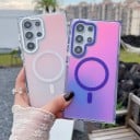 Coque arrière pour Samsung Galaxy S25 Ultra Chargement sans retrait TPU et polycarbonate Bord de protection de l'appareil photo Étui 14