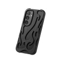 Coque arrière pour Samsung Galaxy S26 Ultra avec motif 3D enflammé Coque en plastique pour mobile Étui avec motif de feu 1