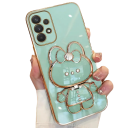 Coque de protection avec miroir et support pour Samsung A54 11