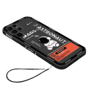 Coque de protection avec motif d'astronaute et sangle pour Samsung Galaxy S20 FE Coque de téléphone 5