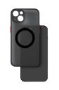 Coque de protection mate avec support MagSafe pour iPhone 15 Plus 1