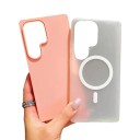 Coque de protection pour mobile Samsung Galaxy A37 Double couche Coque surélevée autour du module de la caméra Boutons latéraux protégés Sur le chargeur sans fil 5