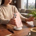 Coque de protection pour mobile Samsung Galaxy A37 Double couche Coque surélevée autour du module de la caméra Boutons latéraux protégés Sur 6