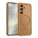 Coque de protection pour Samsung Galaxy A57 S avec cercle magnétique MagSafe Bord de 2,5 mm autour des objectifs Boutons en métal pour chargeur sans fil 11