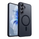 Coque de protection pour Samsung Galaxy A57 S avec cercle magnétique MagSafe Bord de 2,5 mm autour des objectifs Boutons en métal pour chargeur sans fil 10