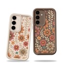 Coque en silicone flexible pour Samsung Galaxy A15 avec motif de fleurs colorées Cadre surélevé autour de la caméra Bords surélevés Découpes pour le haut-parleur 2