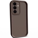 Coque en silicone lisse pour Samsung Galaxy A16 5G Sans impression Fini mat Bord surélevé autour de l'écran Cadre surélevé des objectifs Pour un usage quotidien 8