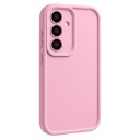 Coque en silicone lisse pour Samsung Galaxy A16 5G Sans impression Fini mat Bord surélevé autour de l'écran Cadre surélevé des objectifs Pour un usage quotidien 11