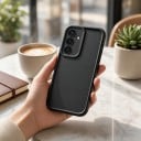 Coque en silicone pour Samsung Galaxy S24 avec bords arrondis et protection de l'appareil photo Coque souple en silicone Étui de protection 7