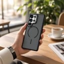 Coque en silicone pour Samsung Galaxy S25 FE avec support rabattable Prise en charge de la charge magnétique Étui de protection pour mobile 12