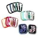 Coque mate pour Apple Watch 38 mm Series 3 2 1 Bumper en silicone souple protection étui iWatch coque résistante accessoires 23