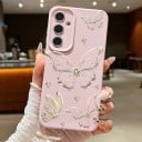 Coque pour Samsung Galaxy S26 Ultra avec motif de papillons Coque en silicone avec protection de l'appareil photo Étui de protection 17