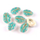 Coquilles décoratives avec ornements 10 pcs 19