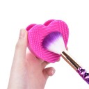 Coração de silicone para limpeza de pincéis 2