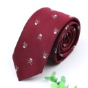Corbata de hombre con calavera T1217 3