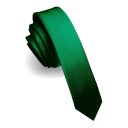 Corbata de seda de color liso 150 x 4 cm Elegante corbata de hombre elaborada en seda de alta calidad Diseño estrecho Accesorio elegante para bodas, fiestas y eventos formales 9