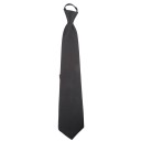 Corbata unisex preatada con cremallera 43,5 x 8 cm Corbata de color liso Corbata elegante para hombre y mujer Fácil de abrochar Rápida de poner 1