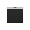 Corbeille à déchets étanche pour voiture 27 x 26 cm Sac suspendu en cuir avec lumière LED Support magnétique Poche de rangement imperméable 2