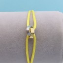 Cord Bracelet Linked Circles 5