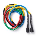 Corda de contas NEVERTOOLATE 128 g Segmentos rígidos de PE 2,5 cm Corda 2,9 m Comprimento ajustável Para freestyle e cardio 2