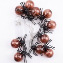 Corda de Luz LED de Halloween Aranhas Luminosas Comprimento 1,5 m Aranha 8 x 5,5 cm Alimentação a Bateria Decoração de Halloween para Casa 6