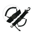 Corda de mergulho para câmara com mola retráctil e fecho Extensão até 150 cm TPU e nylon Preto Para mergulho e desportos aquáticos 3