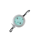 Corda de roupa retráctil à prova de vento 10 m com capacidade de 50 kg, plástico + nylon, mosquetões de alumínio, ideal para campismo e uso ao ar livre 7