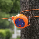 Corda de roupa retráctil à prova de vento 10 m com capacidade de 50 kg, plástico + nylon, mosquetões de alumínio, ideal para campismo e uso ao ar livre 4