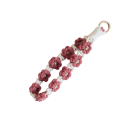 Corda de telefone em macramé crocheted boho Pulseira floral para telemóvel alça de telefone chaveiro laço de mão acessório para telefone 10