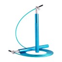 Corda de Velocidade LINGPENG com cabo de aço 3 m Punhos em Alumínio 14 cm Rolamento 360° Comprimento Ajustável Para crossfit 7