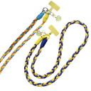 Corda longa para o pescoço para telefone Lanyard universal para telemóvel Correia decorativa criativa para telemóvel Corda prática para telefone 4