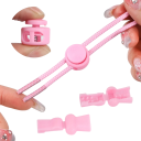 Corda redonda elástica para calçado sem atar 100 cm Calçar rápido Conforto desportivo Conforto de uso Adequado para crianças e adultos 3